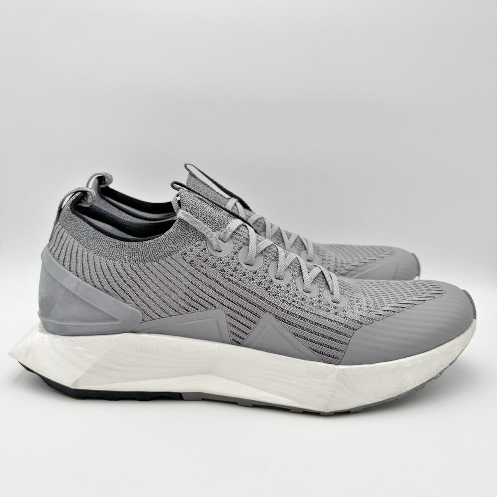 AllBirds Mens Tree Flyer 2 Athletic Shoes Size 13.5 Medium Grey Slip-On EUC